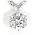 Autre Marque Platin-Halskette mit Diamant