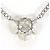 Autre Marque PT850 Platin-Halskette mit Diamant - Ansicht 3
