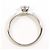 Autre Marque PT1000 Platinring mit Diamant - Ansicht 3