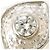Autre Marque PT900 Platinring mit Diamant - Ansicht 2