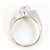 Autre Marque PT900 Platinring mit Diamant - Ansicht 3