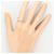 Autre Marque PT900 Platinring mit Diamant - Ansicht 7