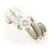 Autre Marque Platinring mit Diamant  - Ansicht 1
