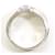 Autre Marque Platinring mit Diamant  - Ansicht 3