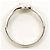 Autre Marque PT900 Platinring mit Diamant - Ansicht 2