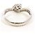 Autre Marque PT900 Platinring mit Diamant - Ansicht 3