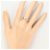 Autre Marque PT900 Platinring mit Diamant - Ansicht 6