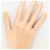 Autre Marque Platinring mit Diamant und Saphir - Ansicht 5
