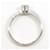 Autre Marque Platinring mit Diamant - Ansicht 3
