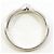 Autre Marque PT900 Platinring mit Diamant - Ansicht 2
