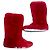 Dolce & Gabbana Botas de pele vermelhas Vermelho