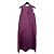 Autre Marque Narciso Rodriguez Vestido Midi de Seda Morado Púrpura