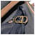 Dior Saddle Bag in denim blu e pelle Marrone  - vista 8