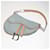 Dior Saddle Sac en Denim Bleu Clair et Cuir Beige  - vue 5