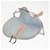 Dior Saddle Sac en Denim Bleu Clair et Cuir Beige  - vue 6