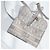 Borsa Dior Saddle in tela Dior Oblique Beige Grigio - vista 6