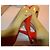 Stuart Weitzman Décolleté Peep-Toe Gialle e Rosse Rosso Giallo - vista 4