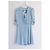 Lanvin Seidenkleid hellblau drapiert - Ansicht 2