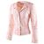Chaqueta Christian Dior de algodón blanco con estampado floral rosa - vista 4