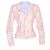 Chaqueta Christian Dior de algodón blanco con estampado floral rosa - vista 8