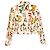 Chaqueta de algodón Christian Dior estampado de postales y mariposas - vista 2