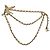 Chanel Crystal Eagle Chain Belt with CC Logo White Gold hardware