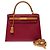 Hermès HERMES Kelly 28 Tasche aus rotem Leder - 103584