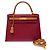 Hermès HERMES Kelly 28 Tasche aus rotem Leder - 103584 - Ansicht 13