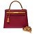 Hermès HERMES Kelly 28 Tasche aus rotem Leder - 103584 - Ansicht 2