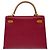 Hermès HERMES Kelly 28 Tasche aus rotem Leder - 103584 - Ansicht 3
