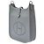 Hermès Borsa HERMES Mini Evelyne in Pelle Grigia - 103615 Grigio - vista 5