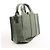 Bolso de mano 2Way de lona Chloé Woody Small verde Beige - vista 2