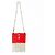 Miu Miu Cartera roja con flecos de cristales - vista 8