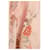 Zimmermann Robe Midi en Lin et Soie Imprimé Floral Multicolore Pêche  - vue 10