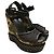Giuseppe Zanotti Sandali con zeppa platform camouflage Marrone Nero Verde Cachi