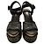 Giuseppe Zanotti Sandali con zeppa platform camouflage Marrone Nero Verde Cachi - vista 3