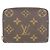 Monedero Monogram Zippy Louis Vuitton Castaño