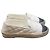 Espadrilles Chanel in pelle trapuntata bianco e nero