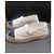 Espadrilles Chanel in pelle trapuntata bianco e nero - vista 10
