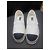 Espadrilles Chanel in pelle trapuntata bianco e nero - vista 7