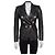 Giacca Balmain in lussuoso pelle di agnello nero - Taglia FR34/XS Usato