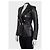 Giacca Balmain in lussuoso pelle di agnello nero - Taglia FR34/XS Usato - vista 2