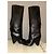 Saint Laurent Niki Botas Altas de Cuero Negro con Flecos - vista 3