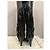 Saint Laurent Niki Botas Altas de Cuero Negro con Flecos - vista 4