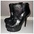 Yves Saint Laurent Tribtoo Botas Plataforma Cuero Negro - vista 2