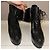 Yves Saint Laurent Tribtoo Botas Plataforma Cuero Negro - vista 7