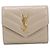 Cassandra Cartera tríptico beige Saint Laurent
