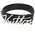 Bracciale Charm in pelle Taurillon nera Louis Vuitton Nero