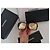 Occhiali da sole Chanel quadrati tartarugati con lenti a specchio oro Marrone - vista 5