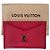 Louis Vuitton Lockme Tarjetero Rose Vif piel granulada Rosa